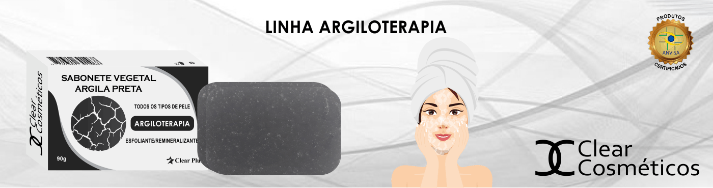 Cler Cosméticos - Sabonete Argila Preta